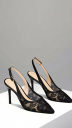 Rachel Laced Heeled Sandals 5